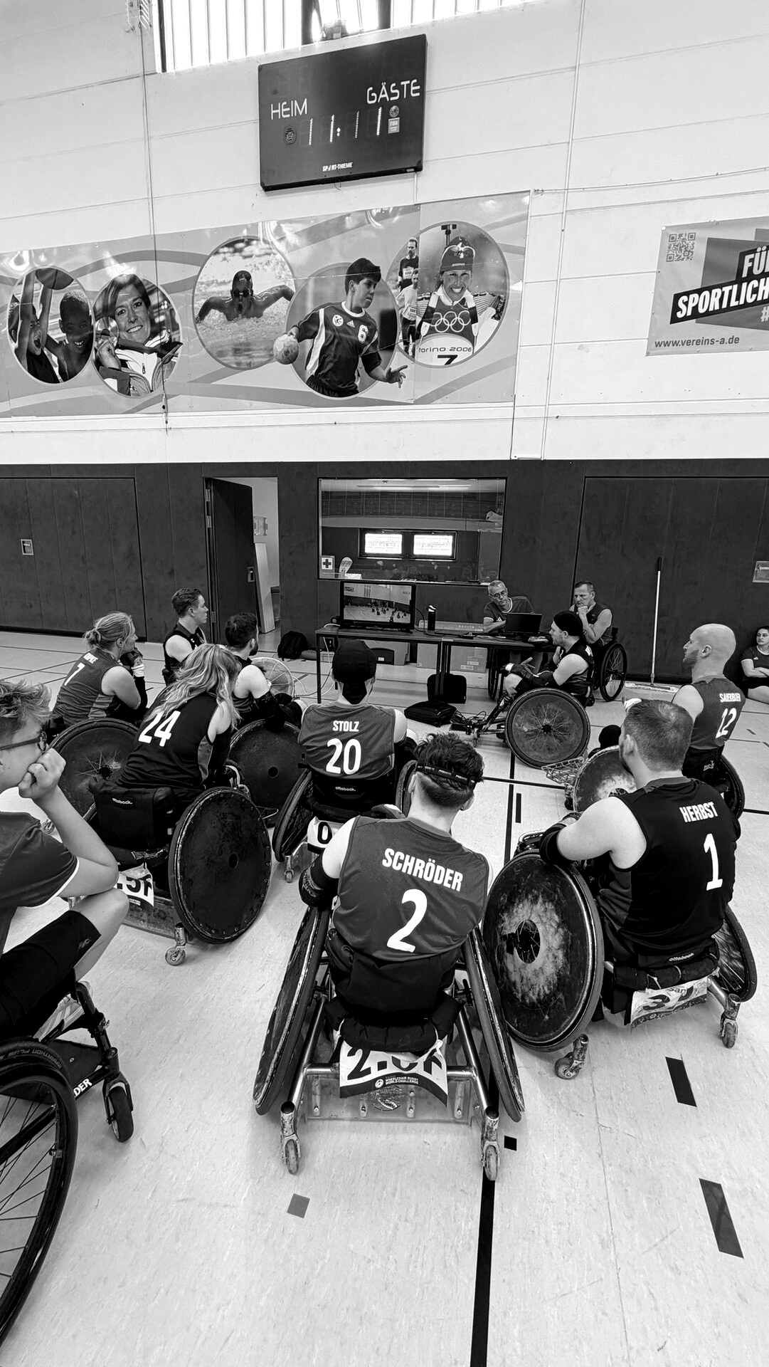 HiToP® im Einsatz bei der Rollstuhlrugby-Nationalmannschaft